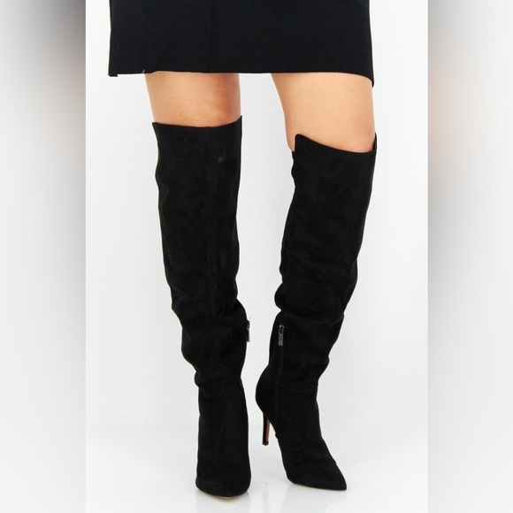 Jessica Simpson Women Zip Up Amriena Knee-Length Boots, Black - Picture 5 of 7